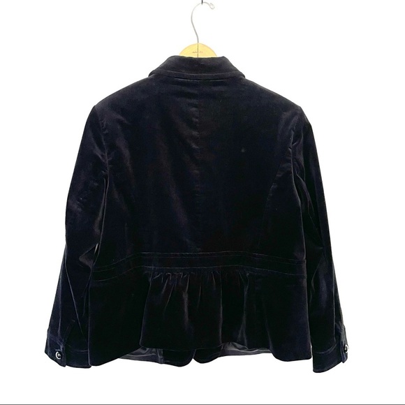 Talbots | Black Velvet Jacket - Picture 4 of 7